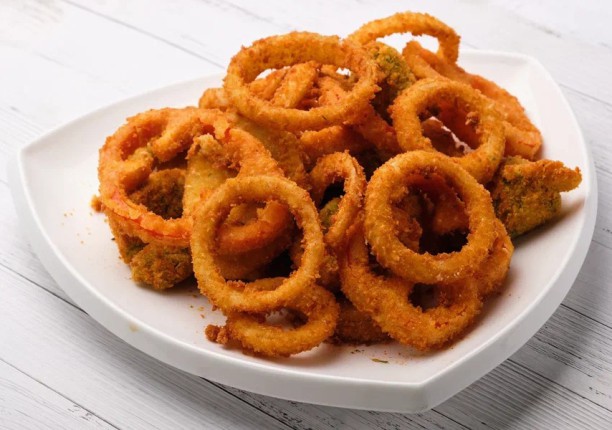 Овощи в сухарях