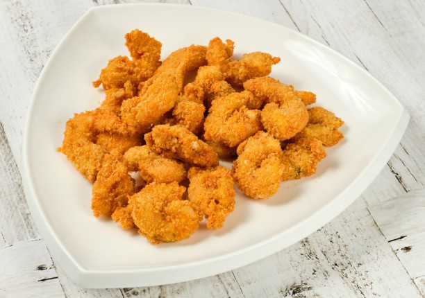 Креветки в сухарях