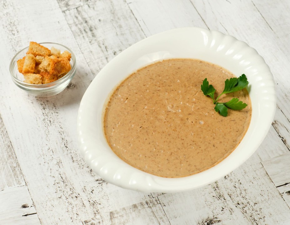 Крем суп грибной