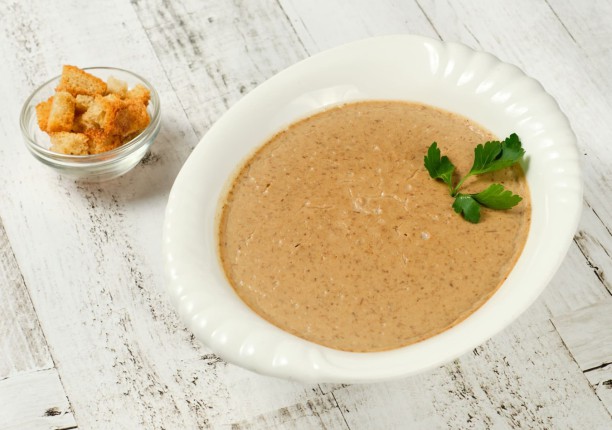 Крем суп грибной