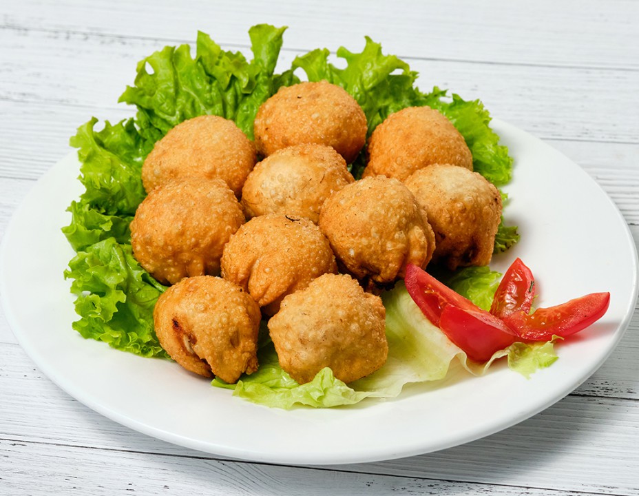 Пельмени жареные