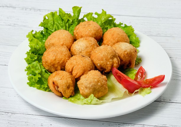 Пельмени жареные