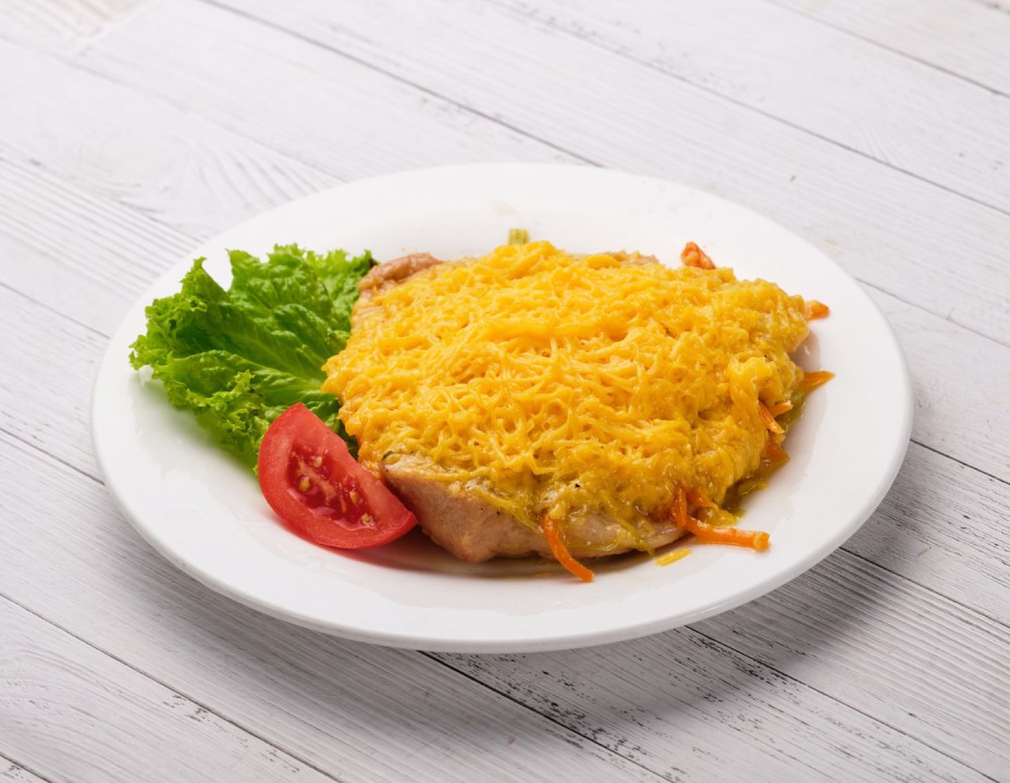 Отбивная из свинины по-французски