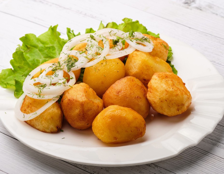 Картошка отварная и обжаренная