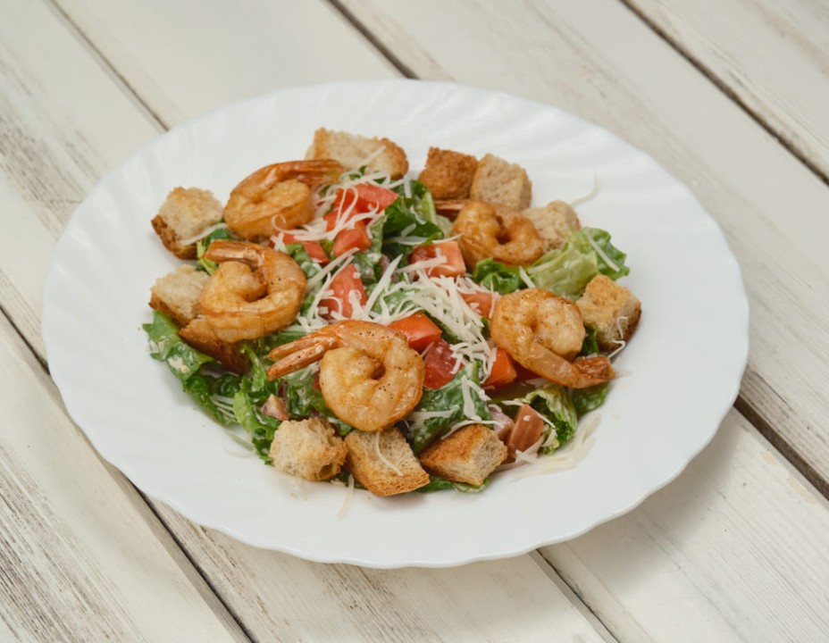Салат "Цезарь с креветкой"