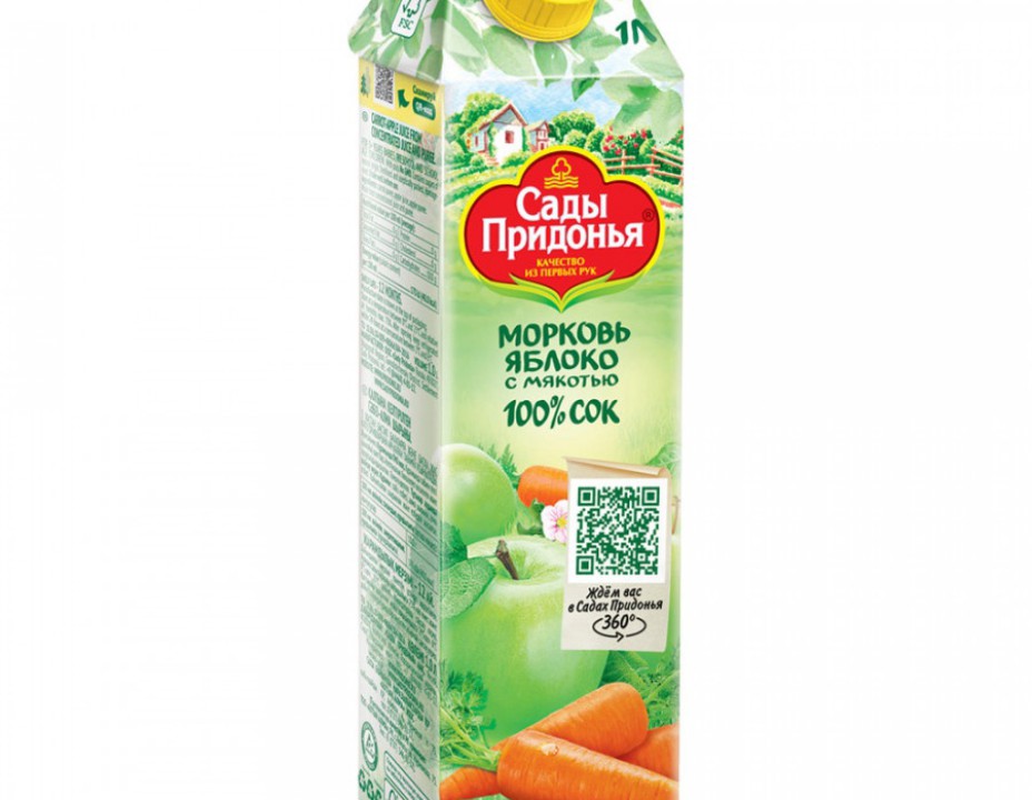 Сок "Сады Придонья", Яблоко-морковь