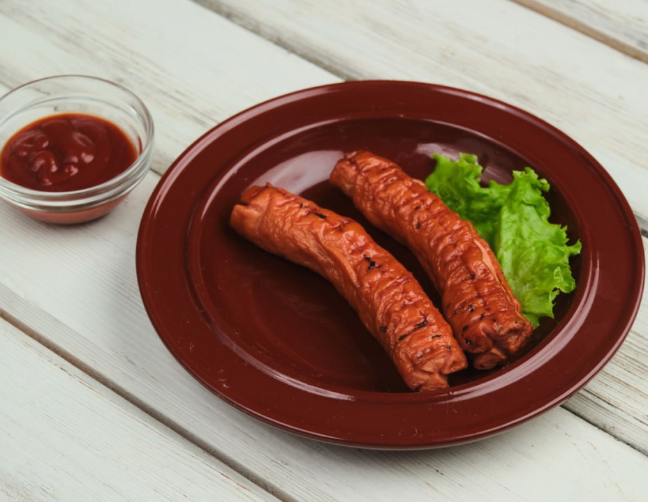 Сосиски на гриле