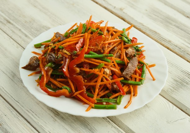 Салат с папоротником